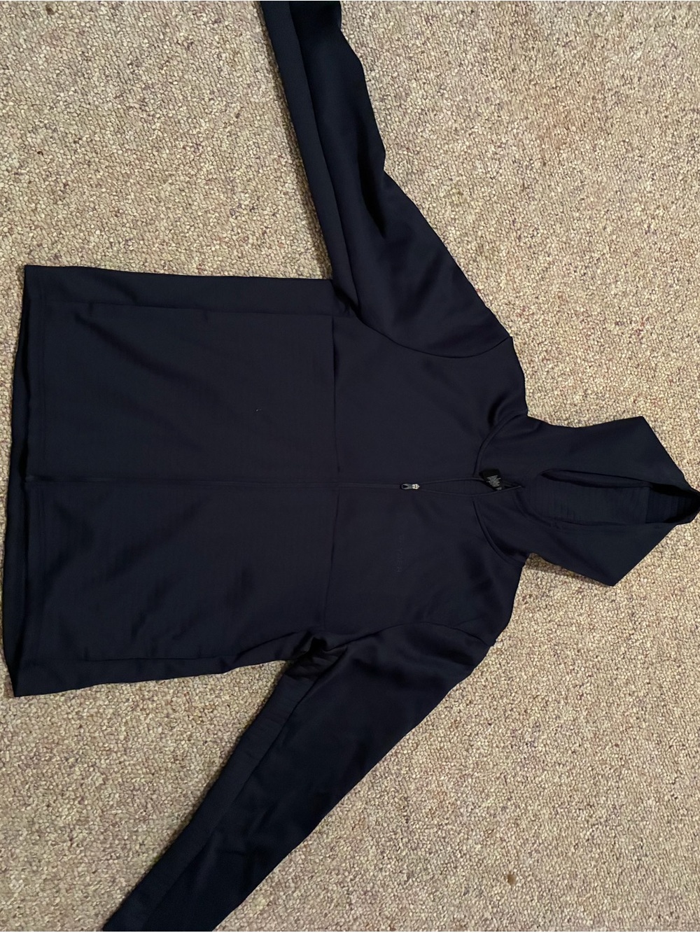 Spyder Men's Navy Full-Zip Hooded Performance Jacket